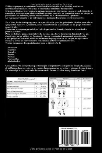 Vista 2 de Culturismo. Programas de especialización para grupos musculares Rutinas de Entrenamiento Aumento de Masa Muscular y Fitness para Pectorales
