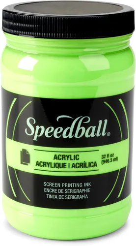 Vista 14 de Speedball 004657 Tinta acrílica para serigrafía, 32.0 fl oz, 32 onzas líquidas, color negro