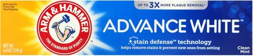 Vista 7 de Arm & Hammer Advance Pasta de dientes blanca, 0.9 onzas (paquete de 3)