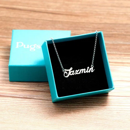 Vista 2 de SexyMandala - Collar con nombre personalizado para mujer y niña