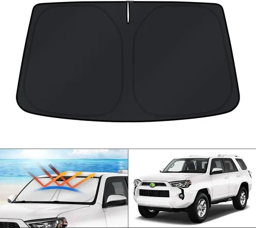 Vista 191 de KUST Parasol para parabrisas para BMW X1 F48 2016, 2017, 2018, 2019, 2020, 2021, 2022, accesorios de ajuste personalizado, parasol plegable