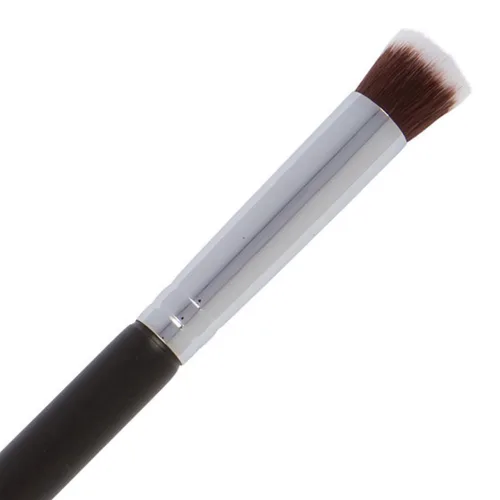 Vista 12 de Beauty Junkees Cepillo corrector para debajo de los ojos, pequeño, suave, esponjoso, cónico, sintético, sin crueldad, vegano, para polvo de fijación