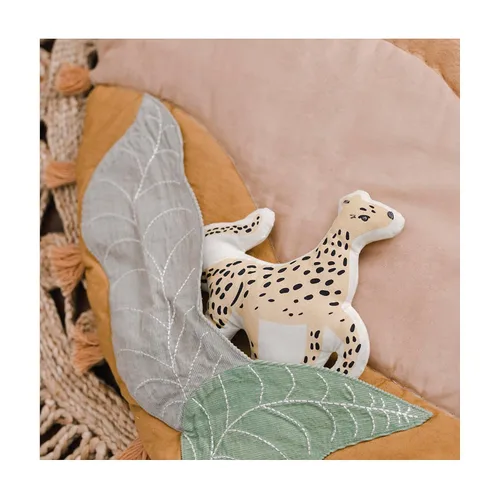 Vista 8 de Crane Baby Alfombra de juego, alfombra de suelo para bebés y niños pequeños, 36 x 36 pulgadas, zoológico safari