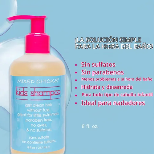 Vista 4 de Acondicionadored Mixed Chicks para niños, en un paquete de cuatro de 8 onzas