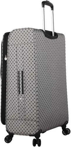 Vista 44 de Steve Madden Equipaje de diseñador, Chalet Gris Claro, Juego de maleta giratoria ligera expandible de 3 piezas - Juego de viaje