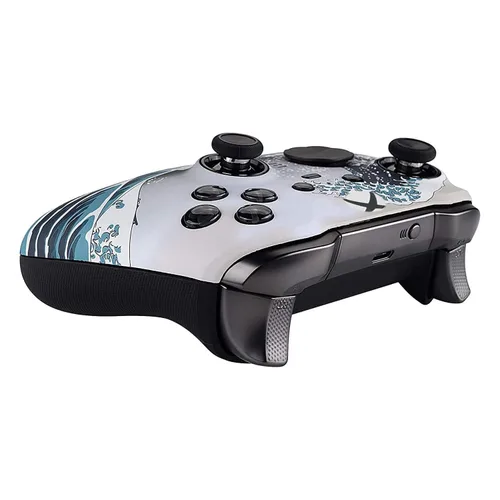 Vista 4 de Custom Controllerzz Elite Series 2 Controller Compatible With Xbox One, Xbox Series S and Xbox Series X (Waves)