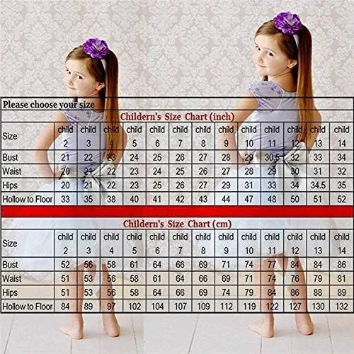 Vista 4 de Gzcdress - Vestido de concurso alto y bajo para niñas de 7 a 16 años, vestidos de concurso de flores vintage hinchados para boda