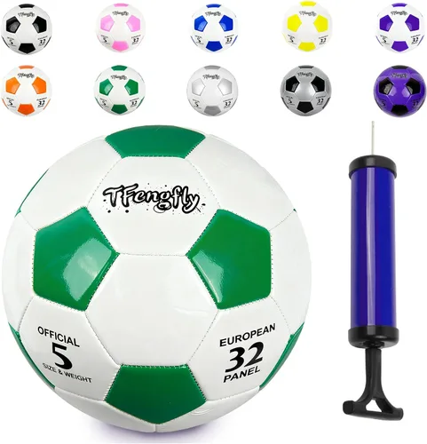 Vista 20 de Size 2, 5 Soccer Ball with Pump Needle-Training Recreation Soccer Ball Size 2, 5 Thicker PU Tight Weaved Mini Soccer Ball for Teen Boy Girl