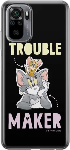 Vista 9 de ERT GROUP Funda para Xiaomi REDMI Note 10/10S Original y Oficialmente Licenciada Tom & Jerry Patrón Jerry 001 adaptado de manera óptima a