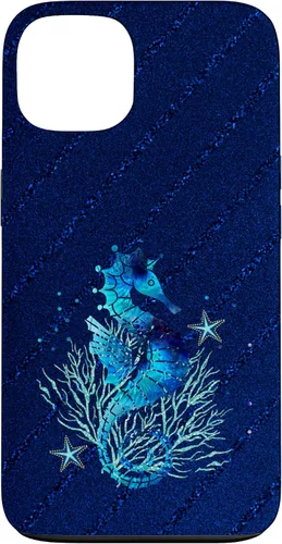Vista 7 de Turquoise Seahorse Ocean Background Case for iPhone 17