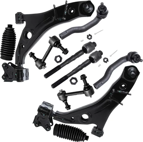 Vista 571 de Detroit Axle - Kit de suspensión frontal de 10 piezas para Dodge Avenger 2008-2014, Chrysler Sebring 2007-2010, 2 brazos de control inferiores, 2