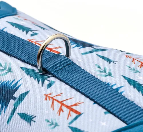 Vista 3 de Mile High Life Arnés para perro, chaleco floral de malla de aire para perros y gatos pequeños de 20 libras, fácil de poner, cierre fácil ajustable