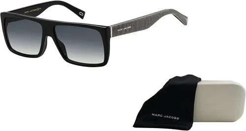 Vista 3 de Marc Jacobs Marc096s Rectangle Sunglasses for Women + BUNDLE with Designer iWear Complimentary Eyewear Care Kit