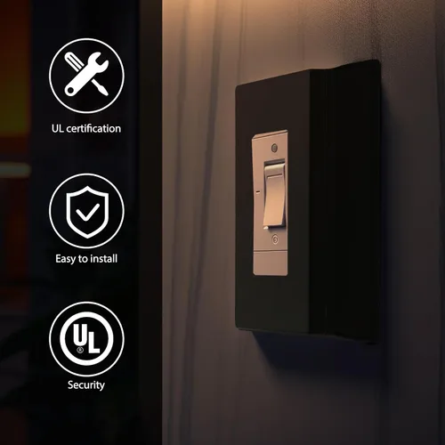Vista 3 de Kanayu Extensor de caja eléctrica de 4/5 de una sola banda, con certificación UL, extensores de receptáculo para caja eléctrica e interruptor