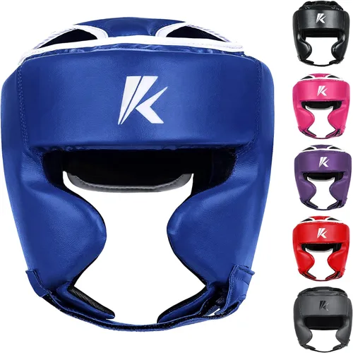 Vista 14 de Kruzak - Gorros de boxeo unisex - Entrenamiento de MMA, acolchado ajustable, Kara, Muay Thai, Kickboxing, Sparring, artes marciales, karate