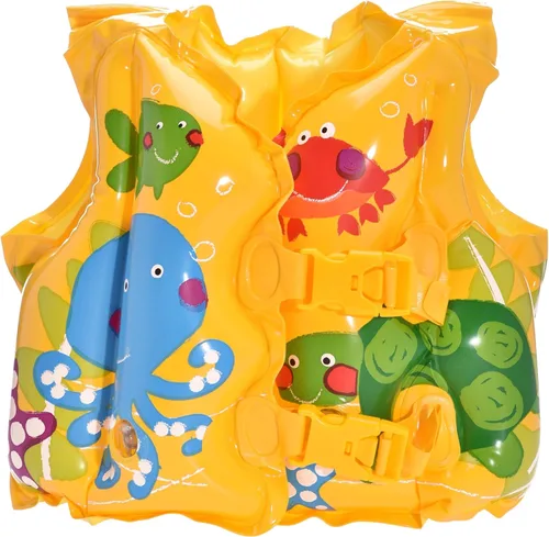 Vista 3 de Intex 1 paquete de chaleco de natación Tropical Buddies #59661EP Edades 3-5