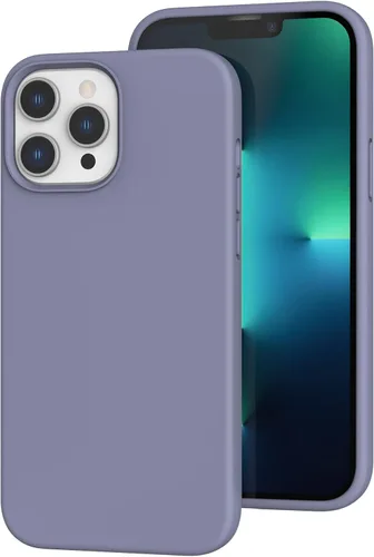 Vista 219 de Funda de silicona líquida compatible con iPhone 12 Pro Max 6.7 pulgadas, funda de gel de protección completa con forro de microfibra, funda