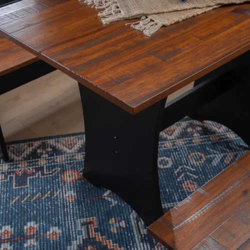 Vista 6 de Linon Home Decor Sadie Antique, Black Nook