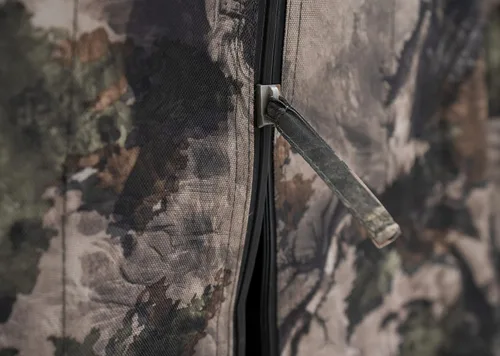 Vista 4 de BOG Persianas de camuflaje con cremalleras silenciosas StealthZip, ventanas de 360 grados, ventanas silenciosas StealthTrac y tela 600D resistente