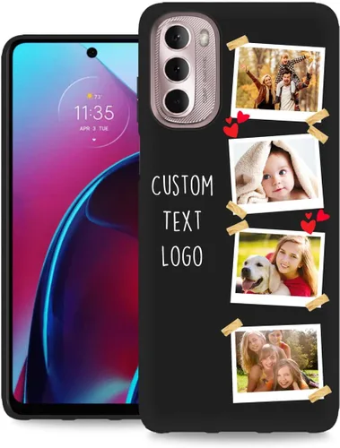 Vista 26 de Funda personalizada para Motorola Moto G Stylus 5G con nombre de foto y texto – GStylus 5G personalizada para teléfono móvil/smartphone/teléfono