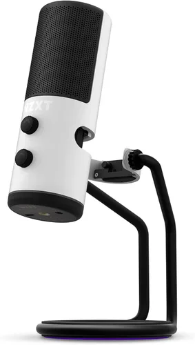 Vista 4 de [Usado] NZXT Capsule - Micrófono USB cardioide - Blanco mate