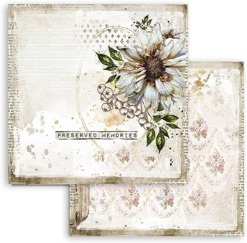 Vista 5 de STAMPERIA INTERNATIONAL, KFT Stamperia-Mini Scrapbooking Pad - Diario romántico, multicolor, 8 x 8 pulgadas, SBBS34