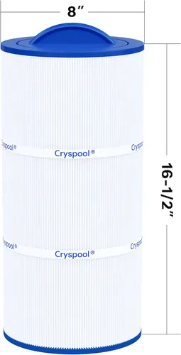 Vista 3 de Cryspool® 08010 Filtro compatible con Caldera Utopia 73722, 1039607, C-8399, PCD100W, FC-3965, cartucho de filtro de spa de 100 pies cuadrados, 1