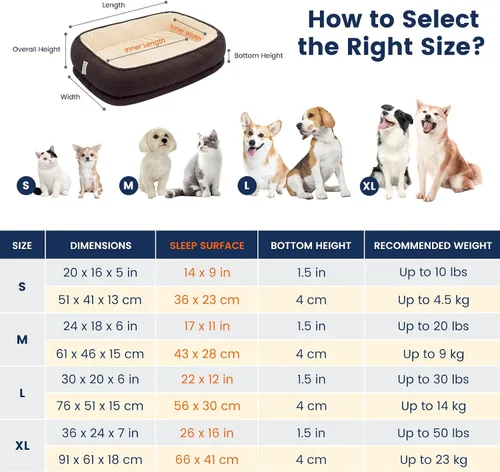 Vista 6 de Cama ortopédica para perros de tamaño grande, funda lavable para perros, cama de espuma para gatos mayores, cama ovalada para perreras, sofá cama