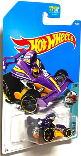 Vista 4 de Hot Wheels, 2017 Tooned, Tarmac Attack Mini Car [Púrpura] 29/365