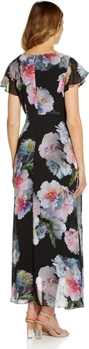 Vista 2 de Adrianna Papell Mono estampado floral para mujer Negro Multi