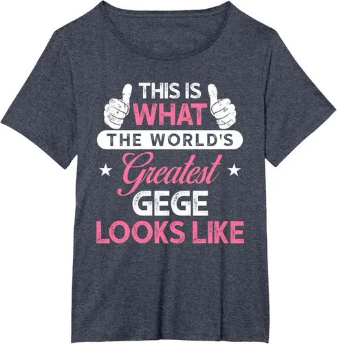 Vista 41 de Gege Gift: World's Greatest Gege T-Shirt, Negro