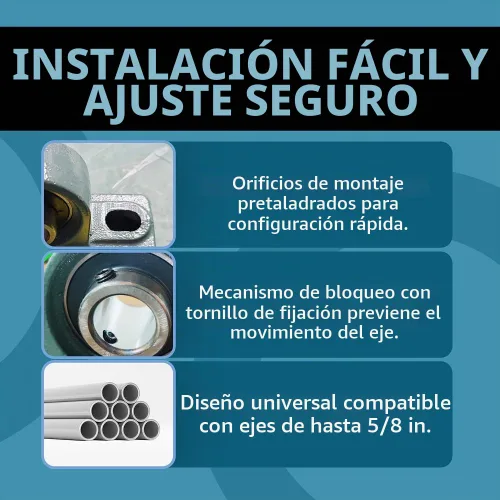 Vista 3 de PGN UCP210-32 - Rodamiento de bloque de almohada (1 unidad), diámetro de 2 pulgadas, autoalineable