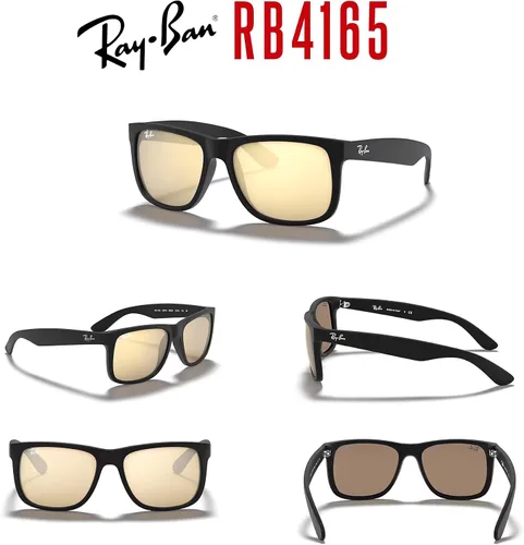 Vista 34 de Ray-Ban RB4165 JUSTIN Sunglasses For Men For Women+BUNDLE with ACCESSORY EYEWEAR KIT