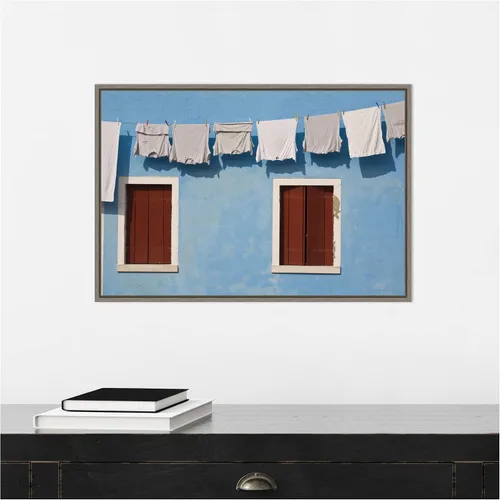 Vista 8 de Amanti Art Lienzo enmarcado para pared, diseño de Brenda Tharp Danita Delimont (23 pulgadas de ancho x 16 pulgadas de alto), marco Sylvie Greywash