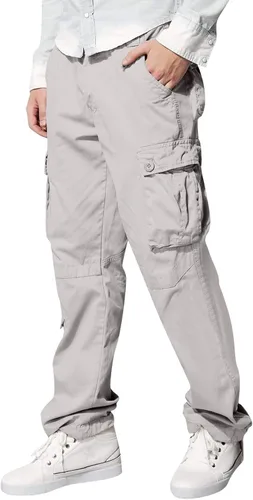 Vista 4 de EELHOE Mens Cargo Pants Lightweight Ripstop Relaxed-Fit Trousers Hiking Casual Work Bottom Pant with Multi Pockets