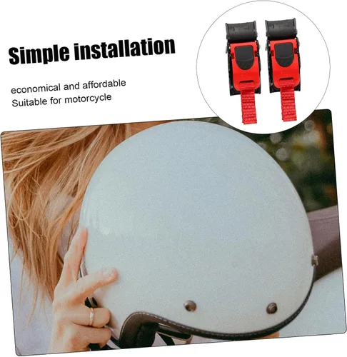 Vista 5 de Garneck 2 hebillas de liberación rápida para casco, correa de barbilla, hebillas de clip duraderas, fácil instalación, compatible con varios cascos