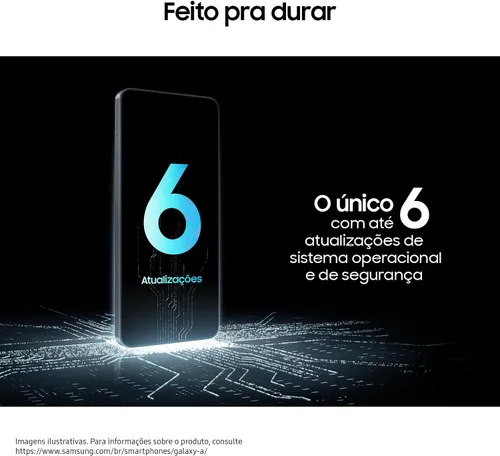 Vista 7 de Samsung Galaxy A17 4G Dual SIM 128 GB, 4 GB, resistente a salpicaduras AMOLED de 90 Hz de 6.7 pulgadas, GSM desbloqueado de fábrica