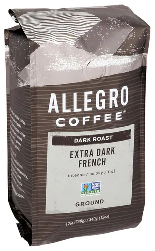 Vista 11 de Allegro Coffee Rainforest Blend Café molido, caramelo, 12 onzas