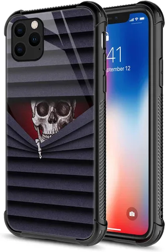 Vista 18 de CARLOCA Funda compatible con iPhone 12 Pro Max, funda de American Horror Story para iPhone 12 Pro Max para niñas y niños, diseño gráfico, a prueba