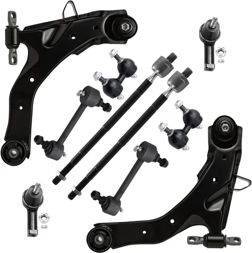 Vista 88 de Detroit Axle - Kit de suspensión frontal de 10 piezas para Dodge Avenger 2008-2014, Chrysler Sebring 2007-2010, 2 brazos de control inferiores, 2