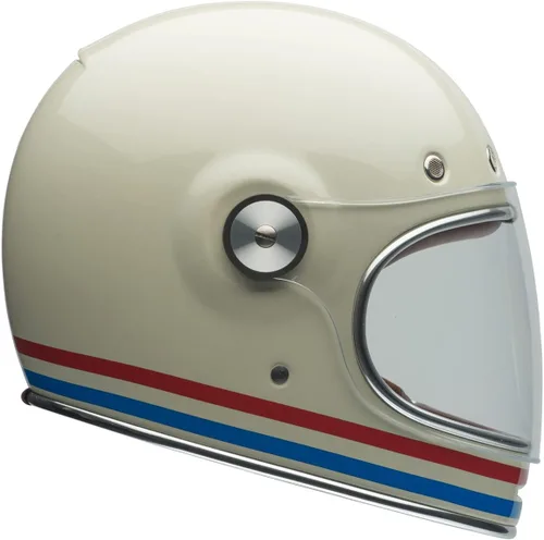 Vista 8 de Bell Bullitt - Casco (rayas blanco perlado brillante/rojo/azul - S)