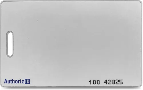 Vista 2 de 10 Tarjetas de control de acceso de proximidad de 26 bits Clamshell con código de instalación 197