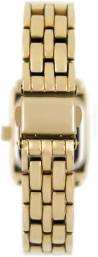 Vista 4 de Peugeot Women Tank Crystal Bezel Roman Numeral Panther Link Bracelet Watch Dorado
