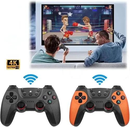 Vista 4 de ZWXYVUT 2025 X9 Ultra Retro Game Stick 4k, New X9 Pro 4k Retro Game Stick，White Controller, Wireless Retro Game Console,X9 Ultra Stick, Plug and