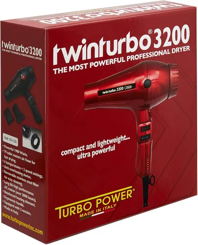 Vista 4 de Turbo Power Twin Turbo 3200 RED [Salud y Belleza], 1 unidad (paquete de 1)