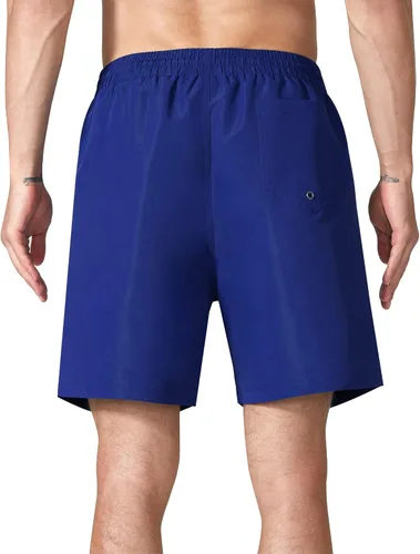 Vista 3 de NOMINATE Traje de baño para hombre, de secado rápido, con forro de malla para playa, natación, surf