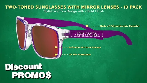 Vista 19 de DISCOUNT PROMOS Gafas de sol con lentes de espejo