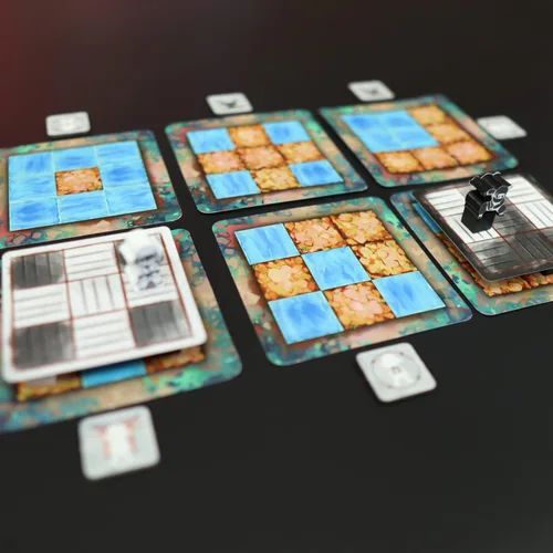 Vista 6 de CardLords Floors - Un juego táctico 3D de equilibrio y astucia, equilibra tus ninjas con Jutsu, juego de mesa para mover y coleccionar, 2-4