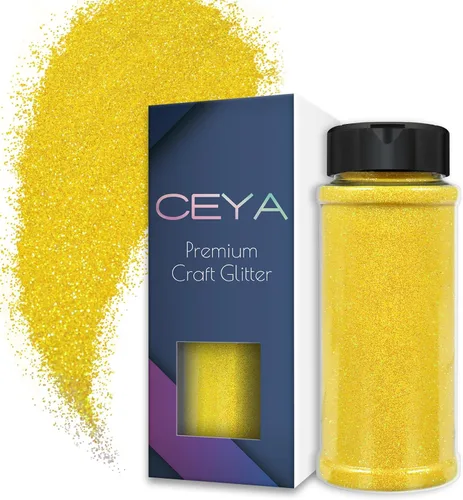 Vista 22 de Ceya Polvo de purpurina ultra fina de 3.8 onzas/110g, Admiral Blue Crafts Glitter de 1/128 pulgadas, 0.008 pulgadas, 0.2mm para slime, resina epoxi