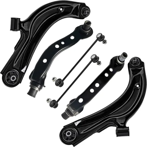 Vista 117 de Detroit Axle - Kit de extremo delantero para Chrysler 300 Dodge Charger 2011-2023 Challenger, 2 Lower Rearward Control Arms 2 Outer Tie Rods 2
